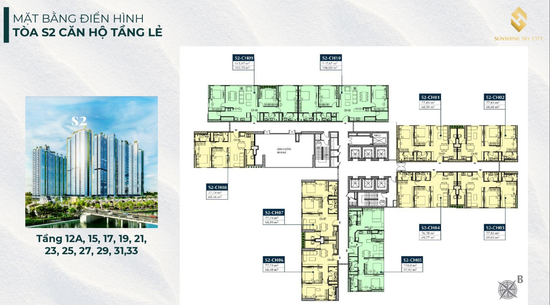 mat bang dien hinh toa s2 sunshine sky city 02