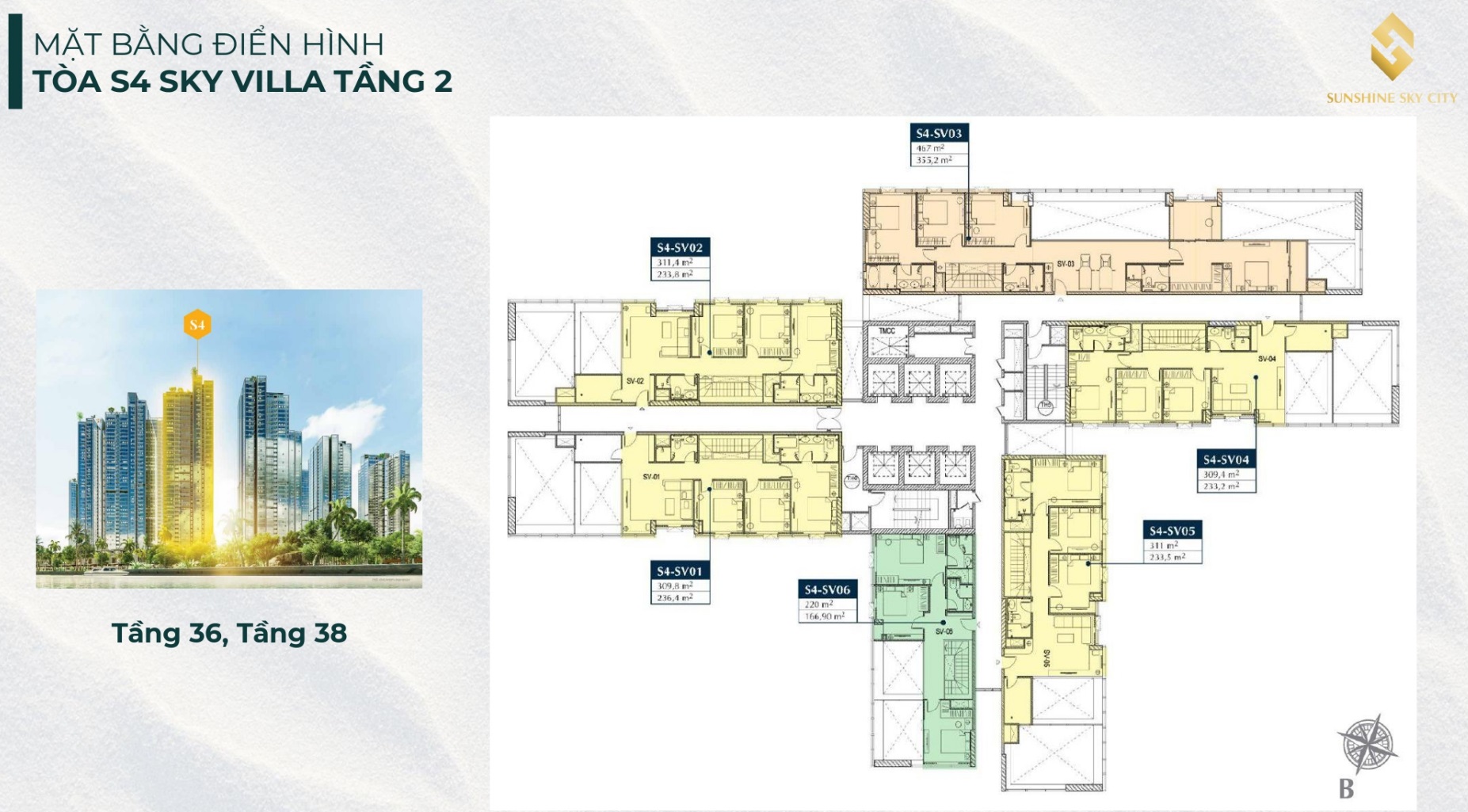 mat bang dien hinh toa s4 sunshine sky city 04