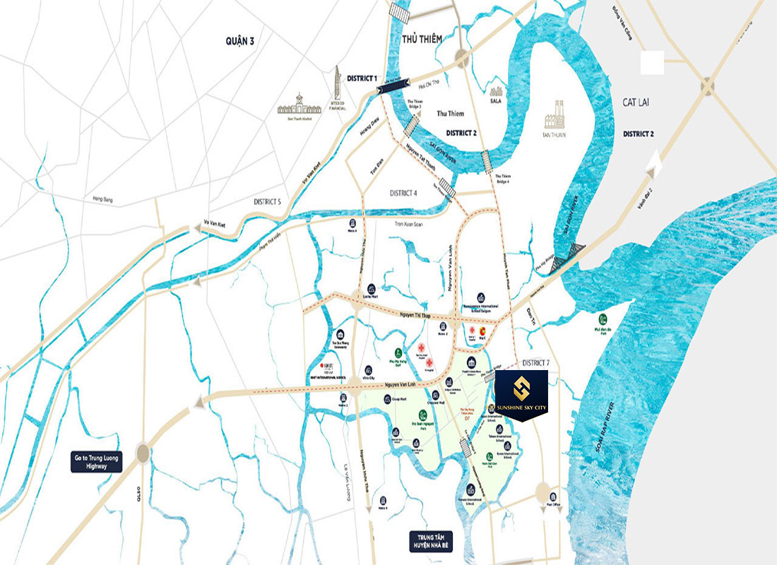 vi tri sunshine sky city quan 7